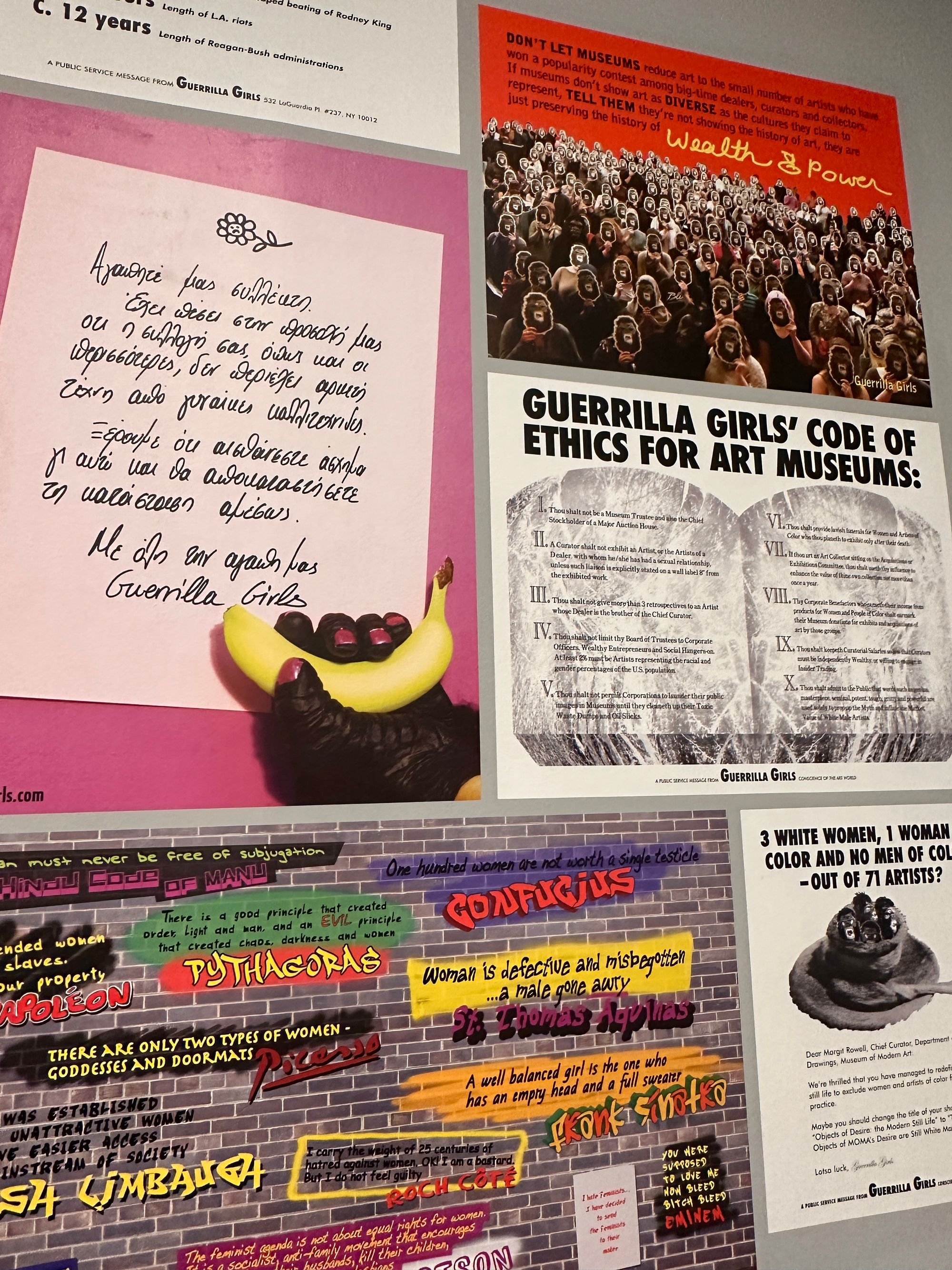 Guerrilla Girls: elas não perdoam o sexismo